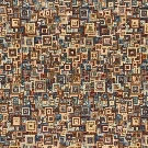 Ткань жаккардовая «Геометрический коллаж»